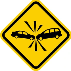 Warning for accidents.