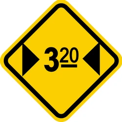 Warning for a limited width.