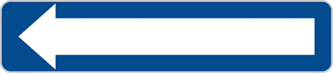 Road with one-way traffic.