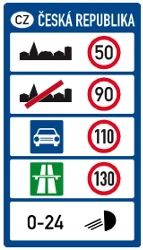 National speed limits.