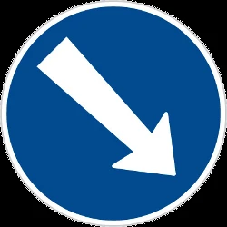 Passing right mandatory.