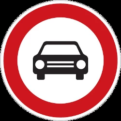 Cars prohibited.