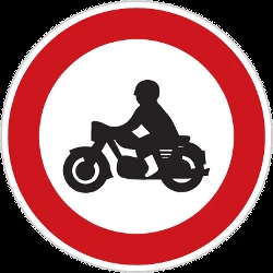 Motorcycles prohibited.