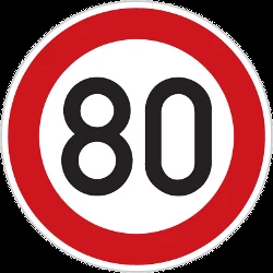 Begin of a speed limit.