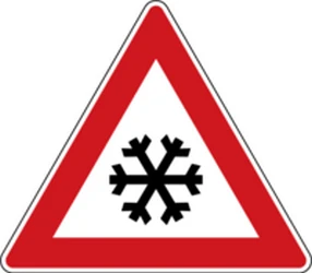 Warning for snow and sleet.