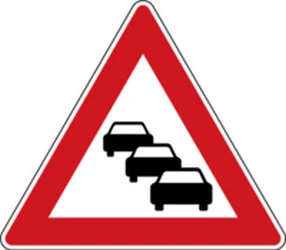Warning for traffic jams.