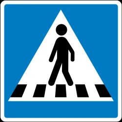Crossing for pedestrians.