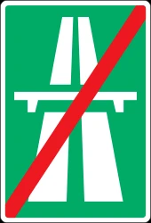 End of the motorway.