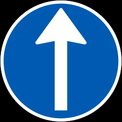 Driving straight ahead mandatory.