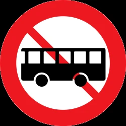 Buses prohibited.