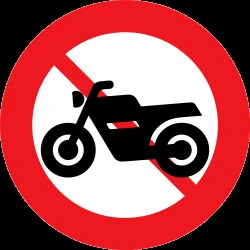 Motorcycles prohibited.