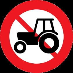 Tractors prohibited.