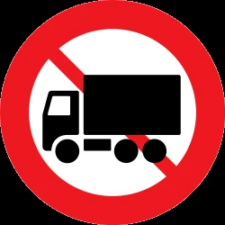 Trucks prohibited.