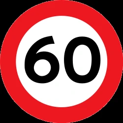 Begin of a speed limit.