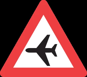 Warning for low-flying aircrafts.