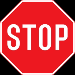 Stop and give way to all drivers.