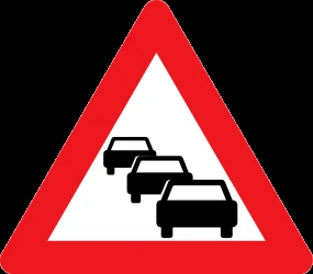 Warning for traffic jams.