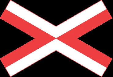 Warning for a railroad crossing with 1 railway.
