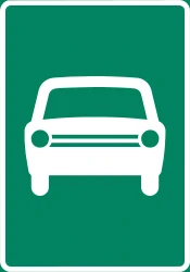 Begin of an expressway.