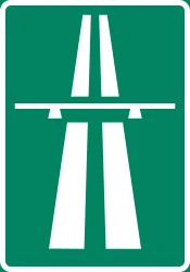 Begin of a motorway.