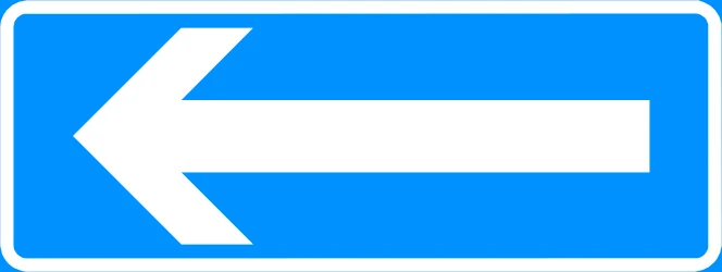 Road with one-way traffic.