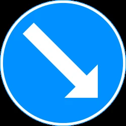 Passing right mandatory.