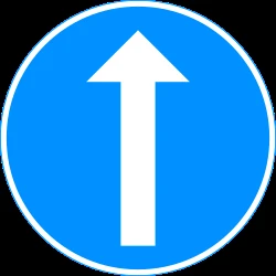 Driving straight ahead mandatory.