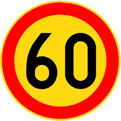 Begin of a speed limit.