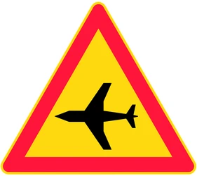 Warning for low-flying aircrafts.