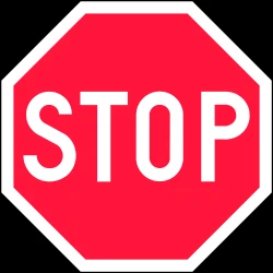 Stop and give way to all drivers.
