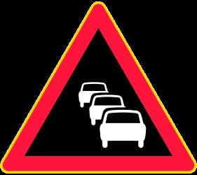 Warning for traffic jams.