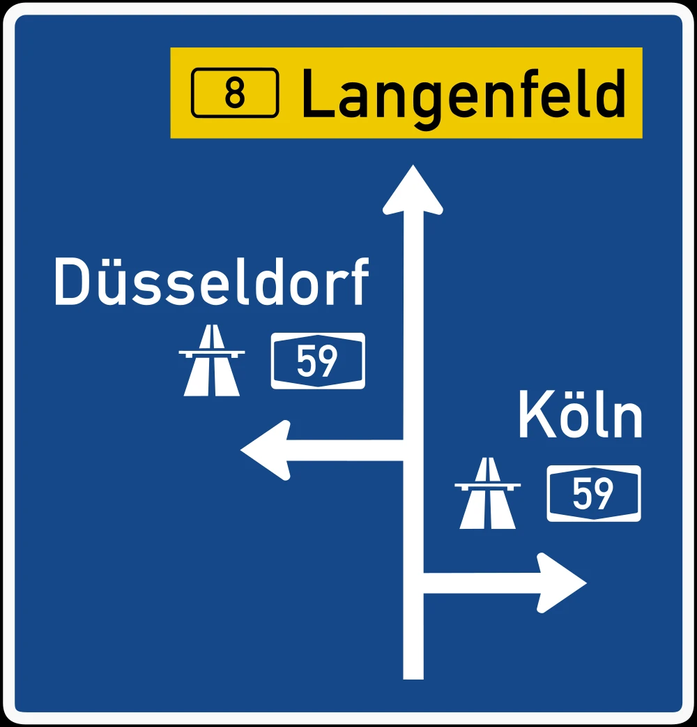Information about the destination of the ramp.