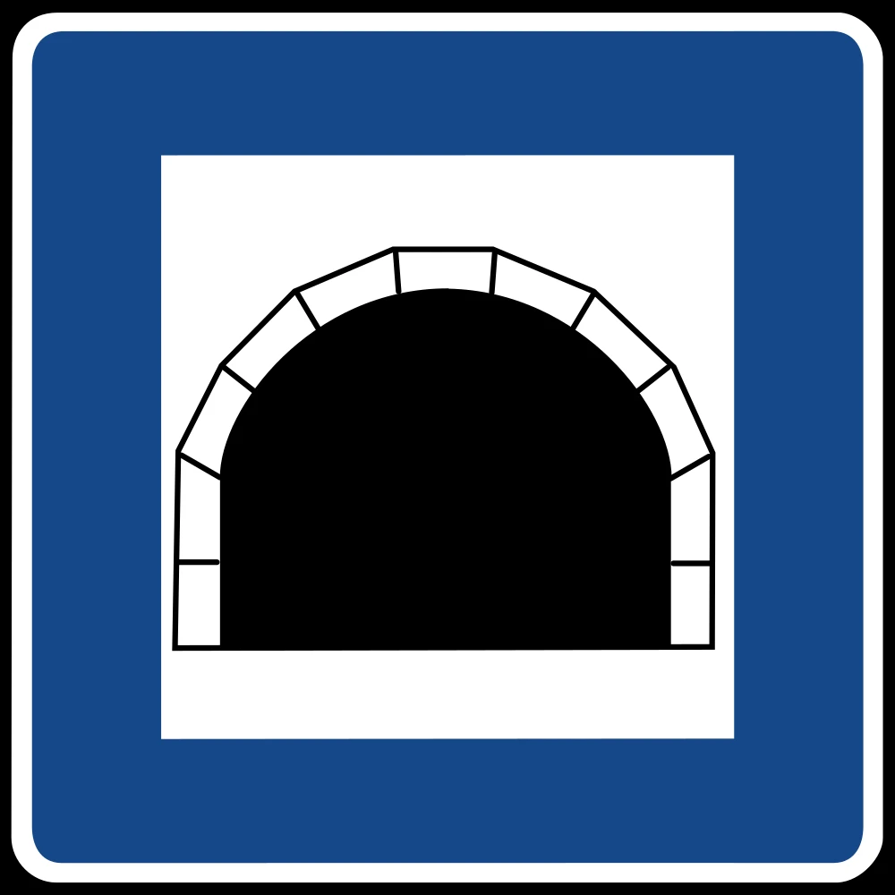 Begin of a tunnel.