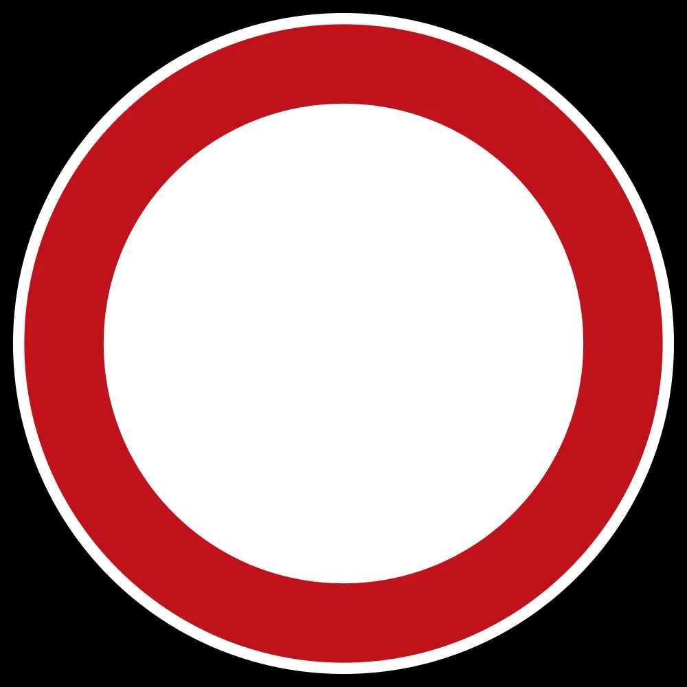 Entry prohibited.