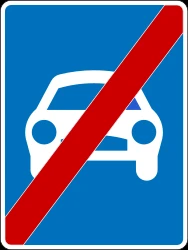 End of the expressway.