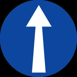 Driving straight ahead mandatory.