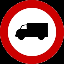 Trucks prohibited.