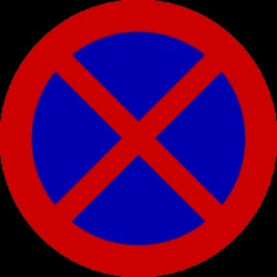 Parking and stopping prohibited.