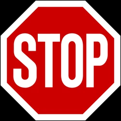 Stop and give way to all drivers.