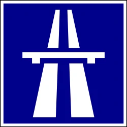 Begin of a motorway.