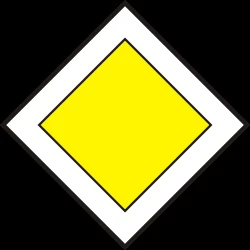 Begin of a priority road.