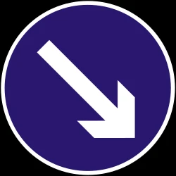 Passing right mandatory.