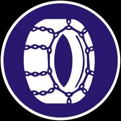 Snow chains mandatory.