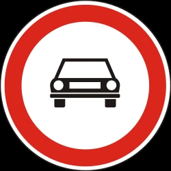 Cars prohibited.
