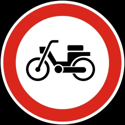 Mopeds prohibited.