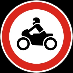 Motorcycles prohibited.