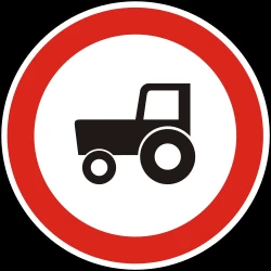 Tractors prohibited.