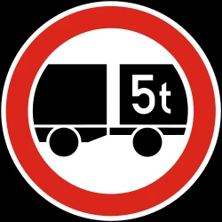 Trailers heavier than indicated prohibited.