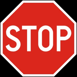 Stop and give way to all drivers.