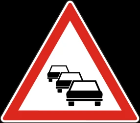 Warning for traffic jams.